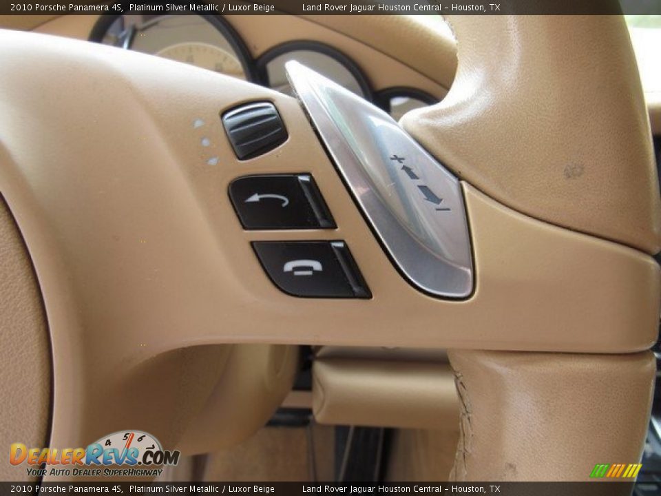 2010 Porsche Panamera 4S Platinum Silver Metallic / Luxor Beige Photo #30