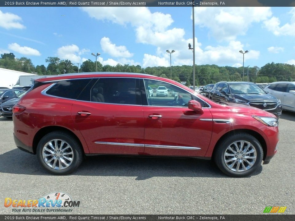2019 Buick Enclave Premium AWD Red Quartz Tintcoat / Shale/Ebony Accents Photo #4