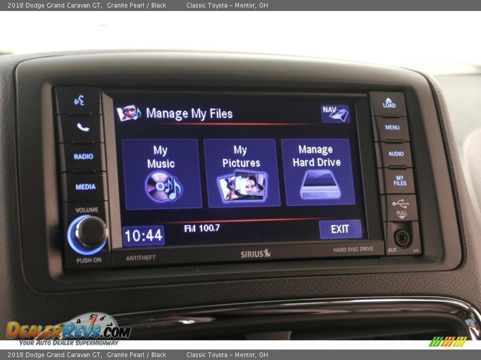 Controls of 2018 Dodge Grand Caravan GT Photo #13