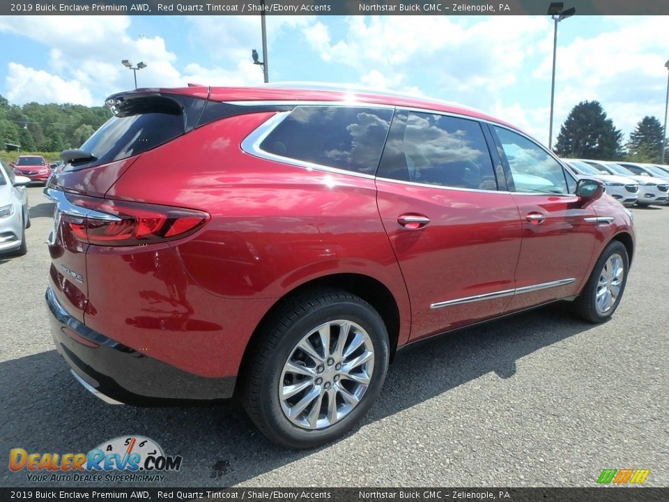 2019 Buick Enclave Premium AWD Red Quartz Tintcoat / Shale/Ebony Accents Photo #5