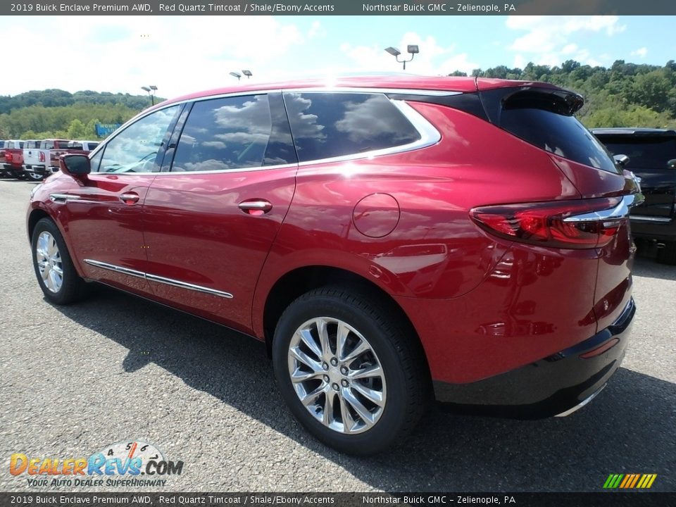 2019 Buick Enclave Premium AWD Red Quartz Tintcoat / Shale/Ebony Accents Photo #7