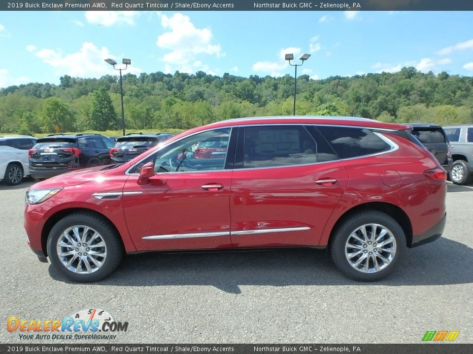 2019 Buick Enclave Premium AWD Red Quartz Tintcoat / Shale/Ebony Accents Photo #8