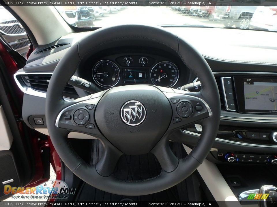 2019 Buick Enclave Premium AWD Red Quartz Tintcoat / Shale/Ebony Accents Photo #18