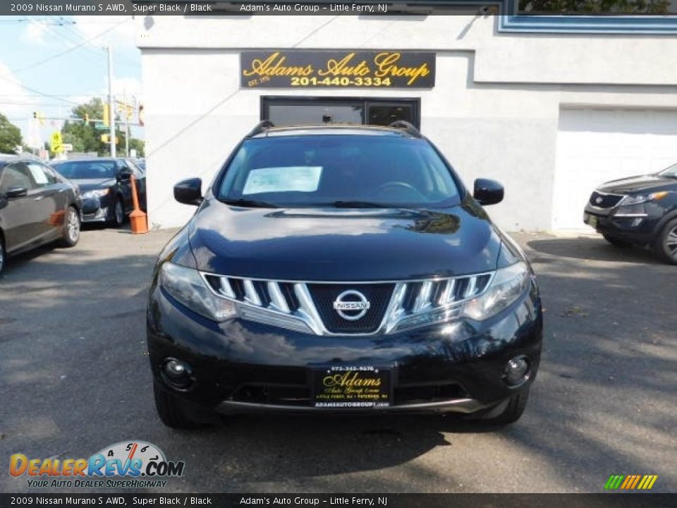 2009 Nissan Murano S AWD Super Black / Black Photo #2