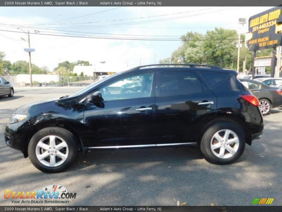 2009 Nissan Murano S AWD Super Black / Black Photo #3