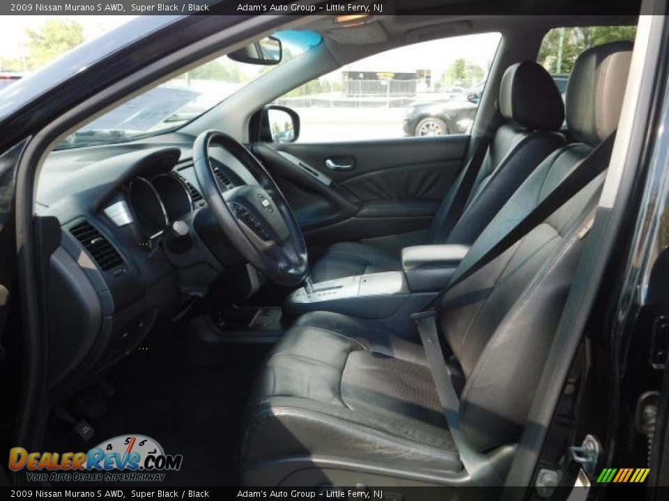 2009 Nissan Murano S AWD Super Black / Black Photo #5
