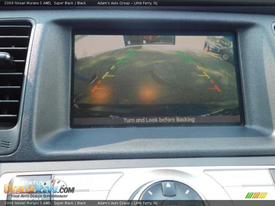 2009 Nissan Murano S AWD Super Black / Black Photo #11