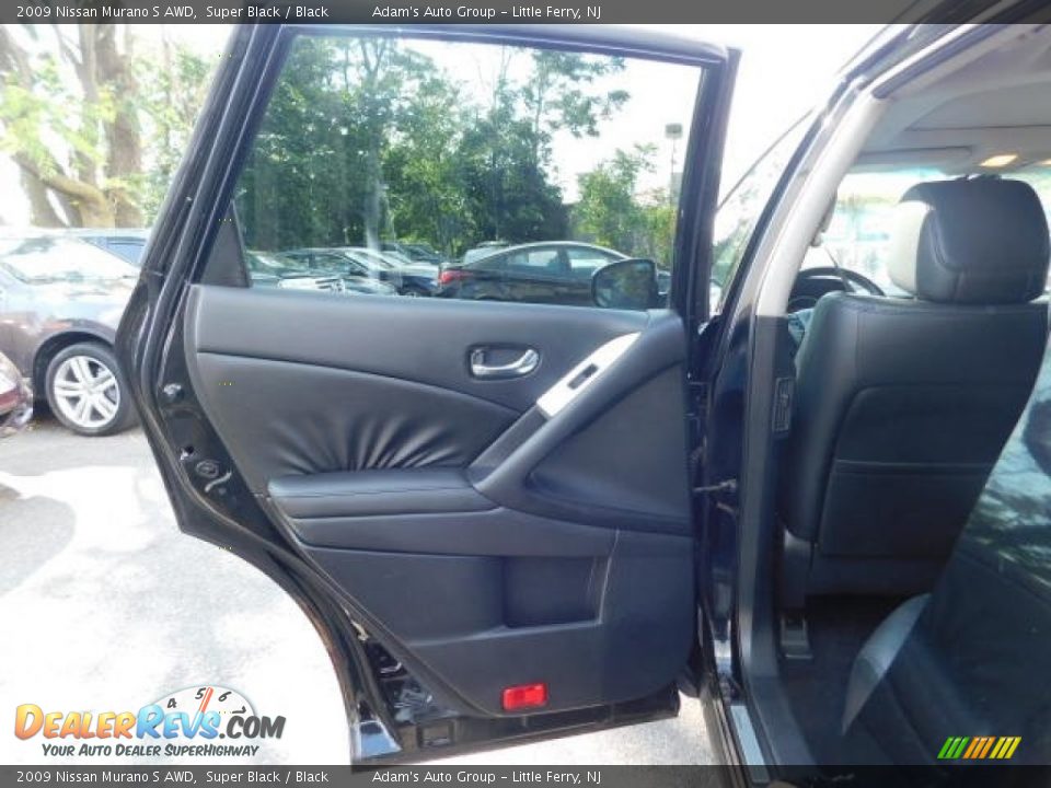 2009 Nissan Murano S AWD Super Black / Black Photo #12