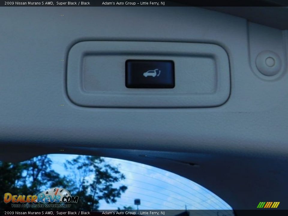 2009 Nissan Murano S AWD Super Black / Black Photo #16