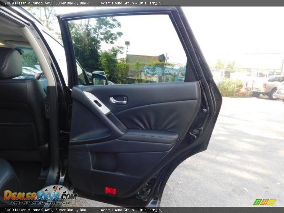 2009 Nissan Murano S AWD Super Black / Black Photo #17