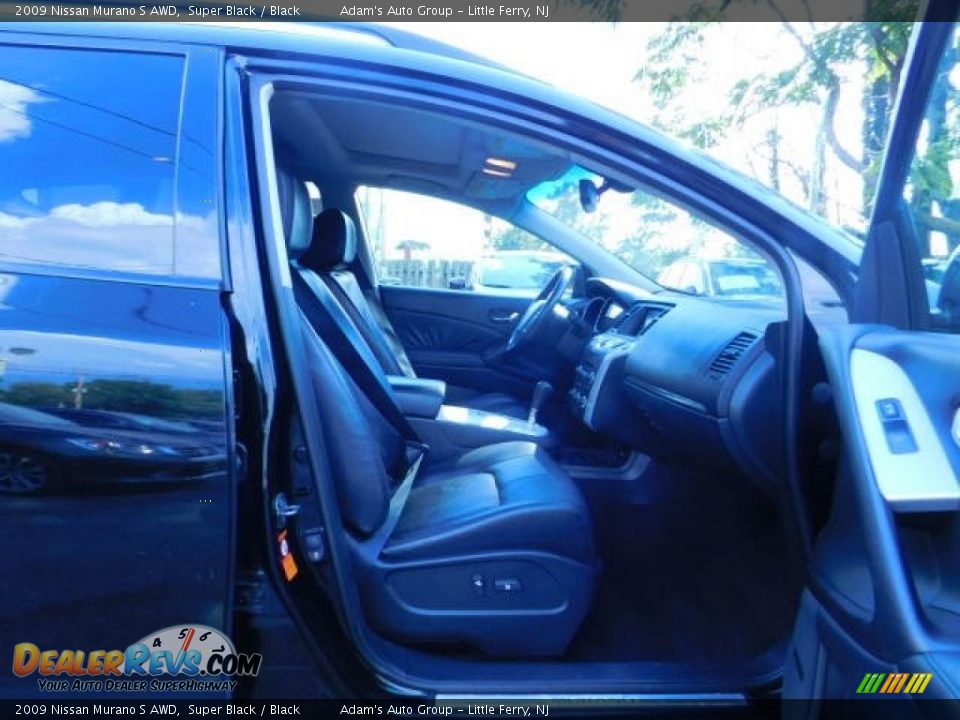 2009 Nissan Murano S AWD Super Black / Black Photo #19