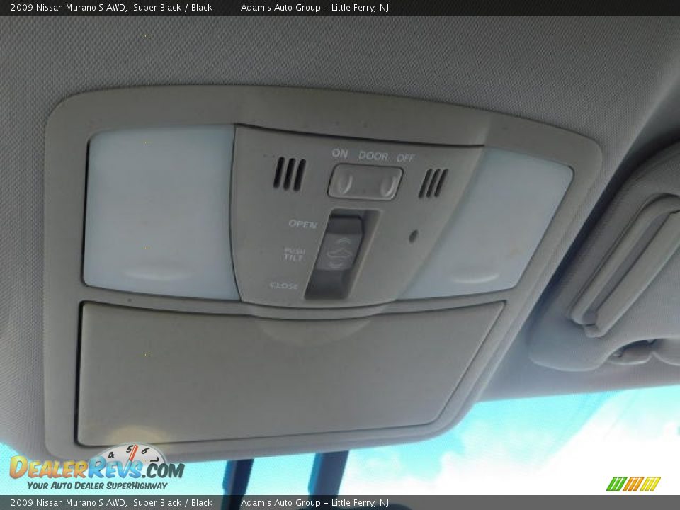 2009 Nissan Murano S AWD Super Black / Black Photo #20