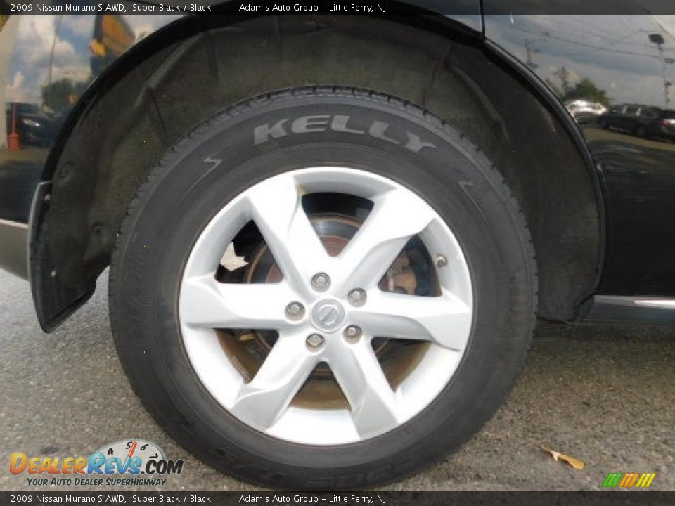 2009 Nissan Murano S AWD Super Black / Black Photo #22