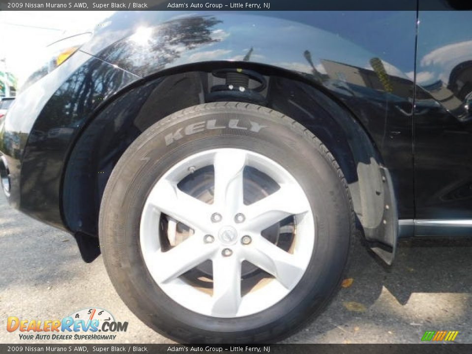 2009 Nissan Murano S AWD Super Black / Black Photo #23