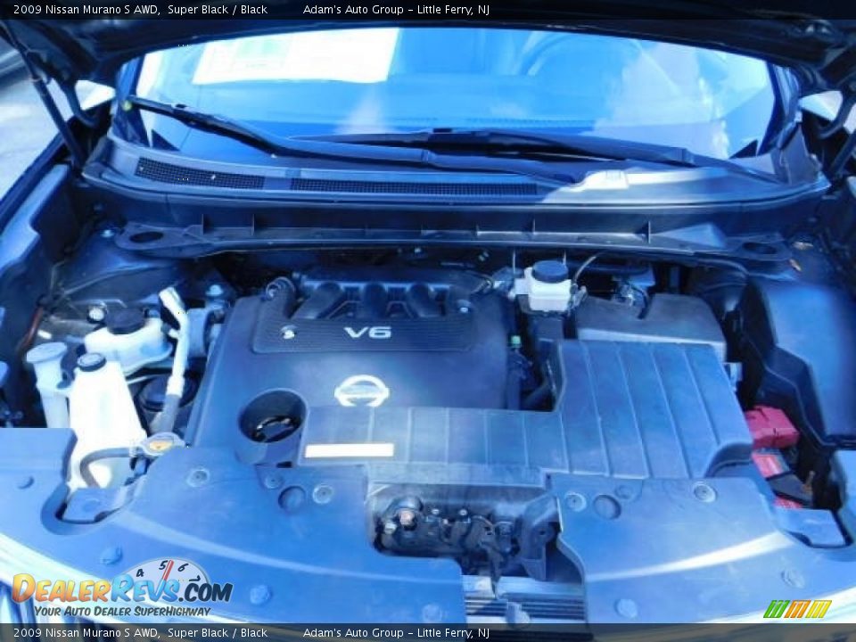 2009 Nissan Murano S AWD Super Black / Black Photo #24