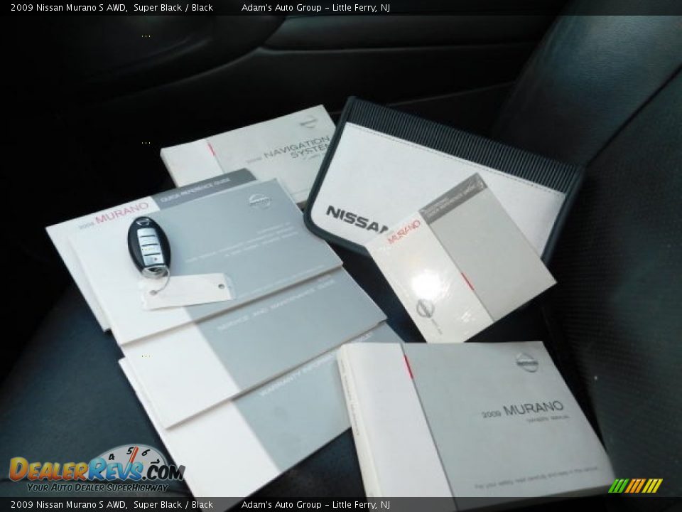 2009 Nissan Murano S AWD Super Black / Black Photo #25