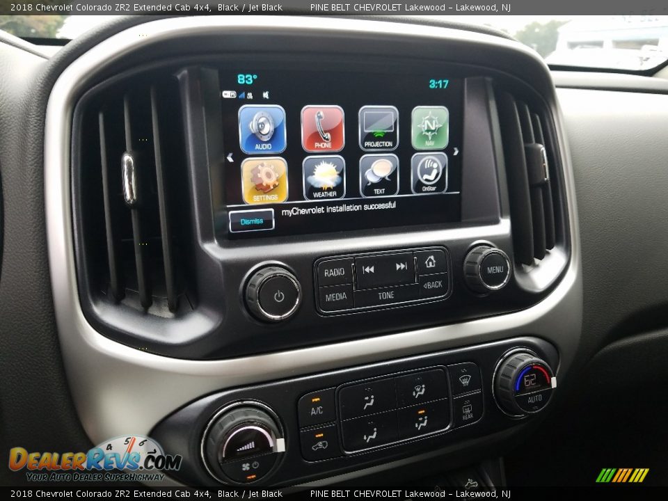 2018 Chevrolet Colorado ZR2 Extended Cab 4x4 Black / Jet Black Photo #10