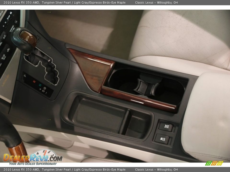 2010 Lexus RX 350 AWD Tungsten Silver Pearl / Light Gray/Espresso Birds-Eye Maple Photo #18