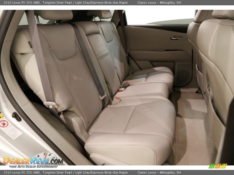 2010 Lexus RX 350 AWD Tungsten Silver Pearl / Light Gray/Espresso Birds-Eye Maple Photo #20