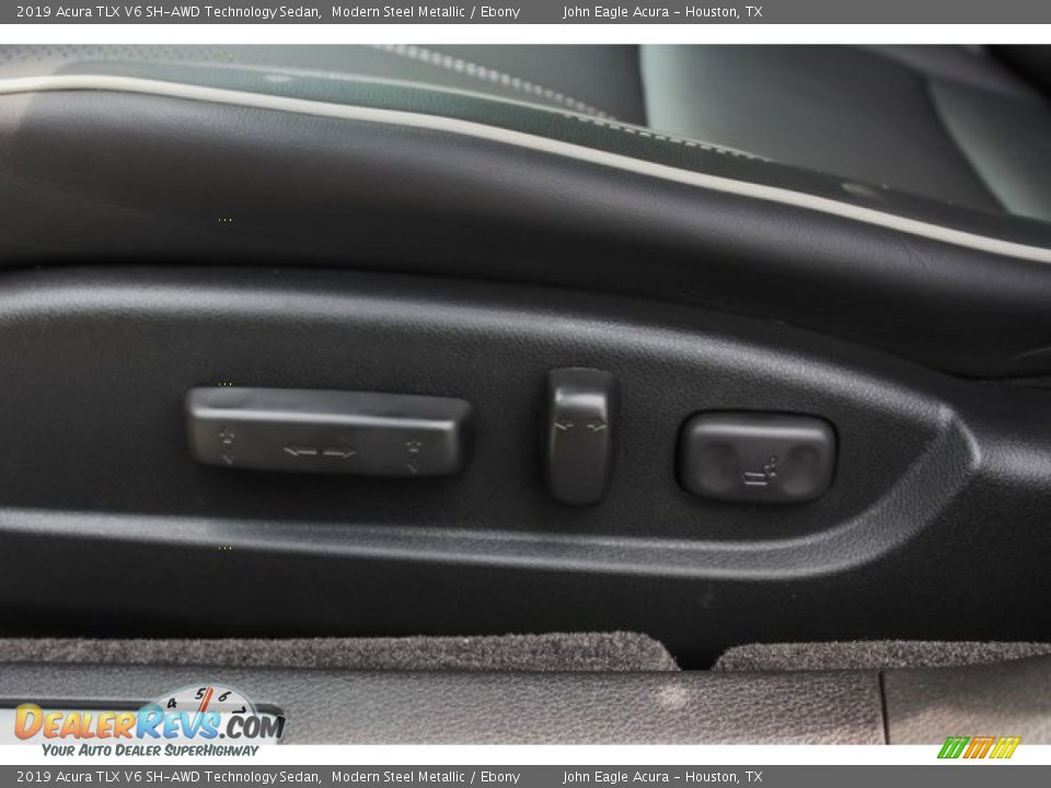 2019 Acura TLX V6 SH-AWD Technology Sedan Modern Steel Metallic / Ebony Photo #13