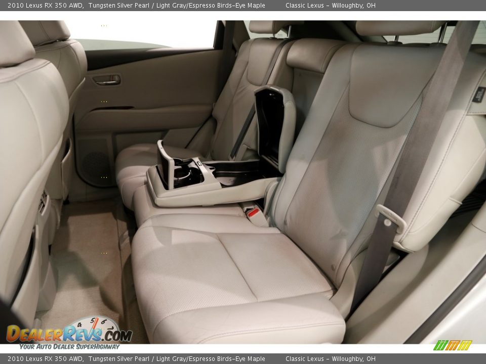 2010 Lexus RX 350 AWD Tungsten Silver Pearl / Light Gray/Espresso Birds-Eye Maple Photo #22