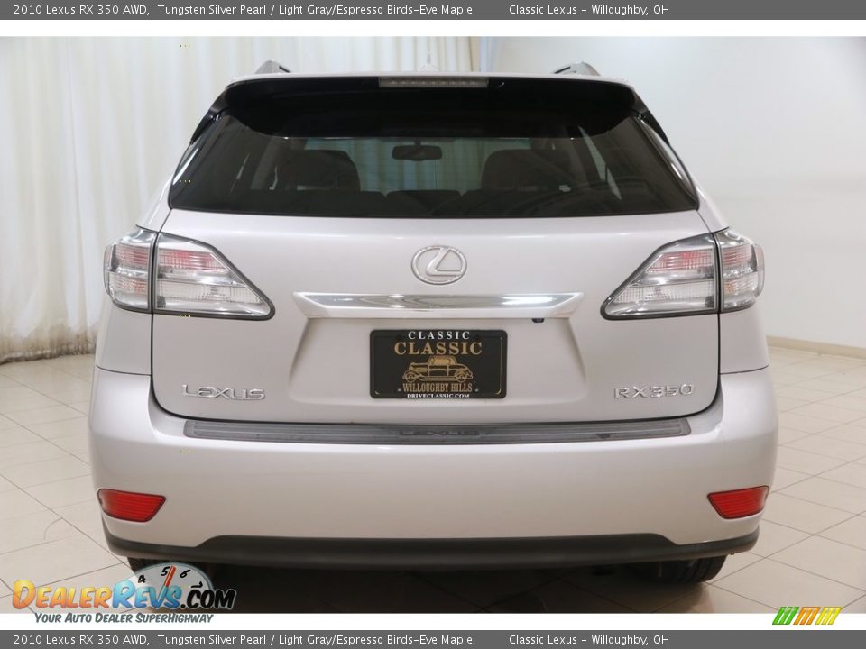 2010 Lexus RX 350 AWD Tungsten Silver Pearl / Light Gray/Espresso Birds-Eye Maple Photo #23
