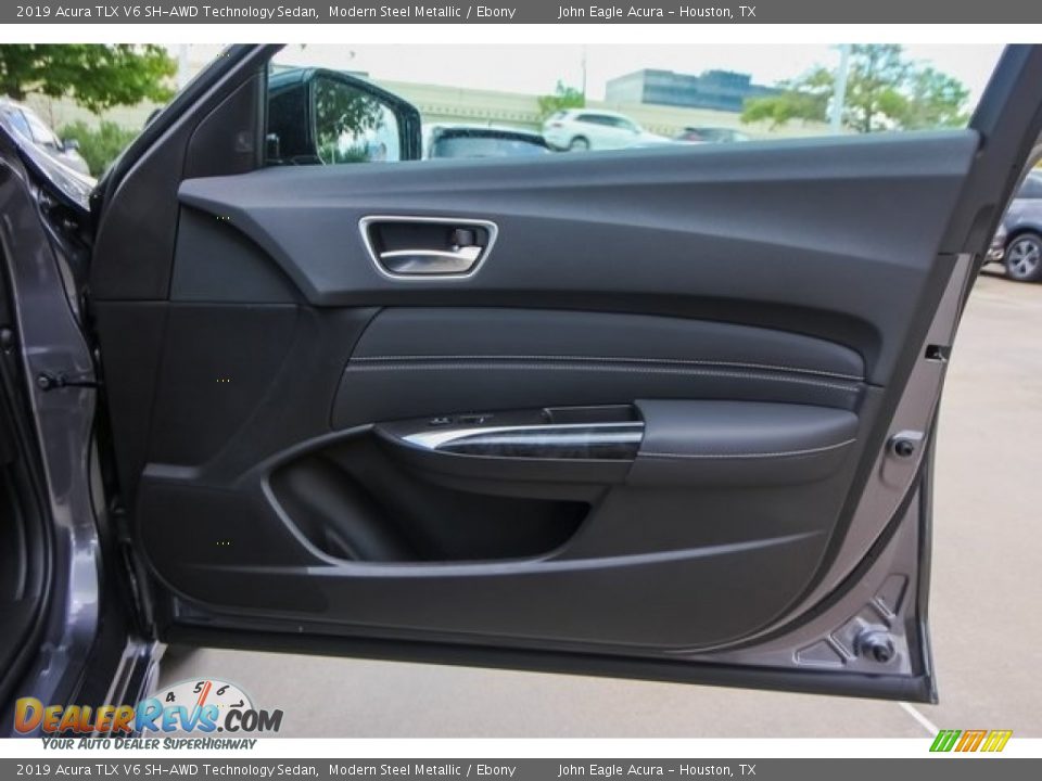 2019 Acura TLX V6 SH-AWD Technology Sedan Modern Steel Metallic / Ebony Photo #22
