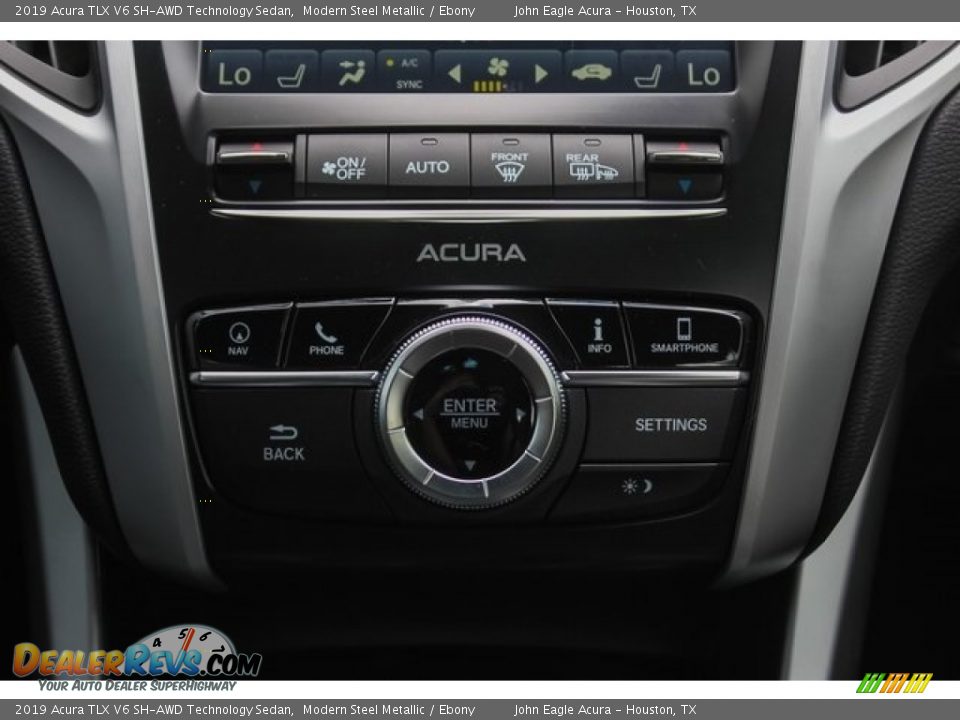 2019 Acura TLX V6 SH-AWD Technology Sedan Modern Steel Metallic / Ebony Photo #29