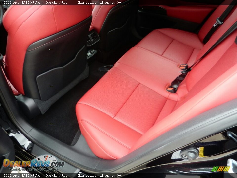 Rear Seat of 2019 Lexus ES 350 F Sport Photo 3