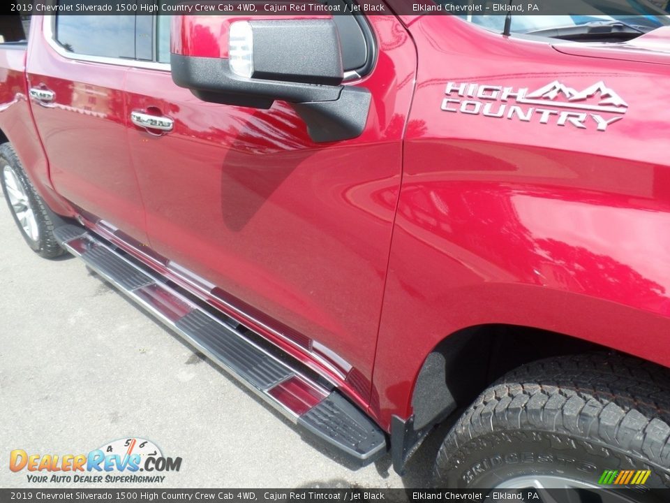2019 Chevrolet Silverado 1500 High Country Crew Cab 4WD Cajun Red Tintcoat / Jet Black Photo #14