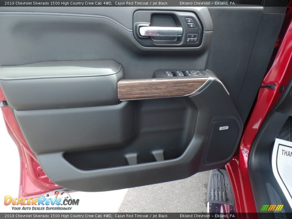 2019 Chevrolet Silverado 1500 High Country Crew Cab 4WD Cajun Red Tintcoat / Jet Black Photo #16