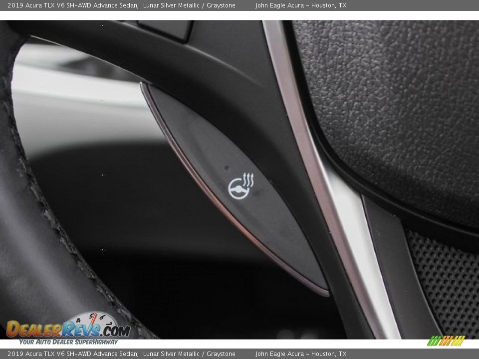 2019 Acura TLX V6 SH-AWD Advance Sedan Lunar Silver Metallic / Graystone Photo #36