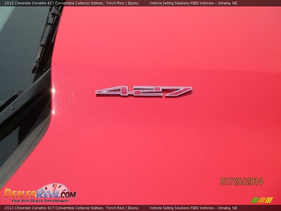2013 Chevrolet Corvette 427 Convertible Collector Edition Torch Red / Ebony Photo #6
