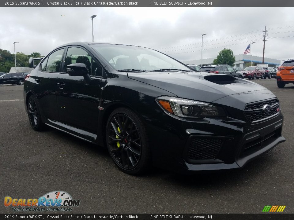 2019 Subaru WRX STI Crystal Black Silica / Black Ultrasuede/Carbon Black Photo #1