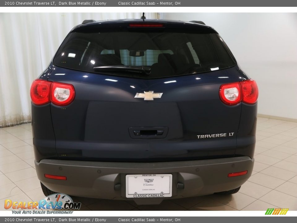 2010 Chevrolet Traverse LT Dark Blue Metallic / Ebony Photo #21