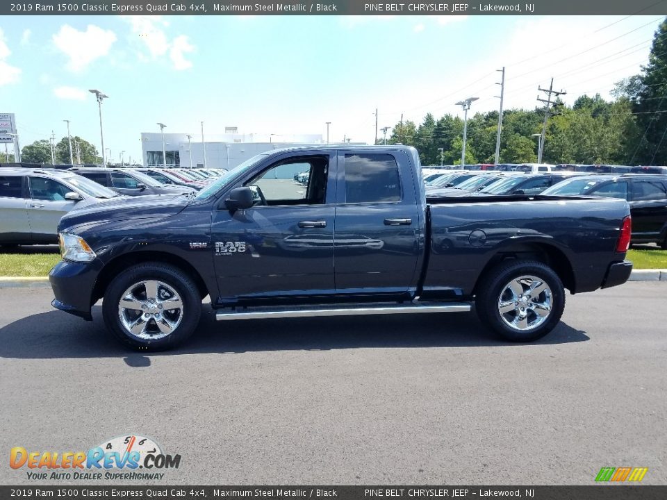2019 Ram 1500 Classic Express Quad Cab 4x4 Maximum Steel Metallic / Black Photo #3
