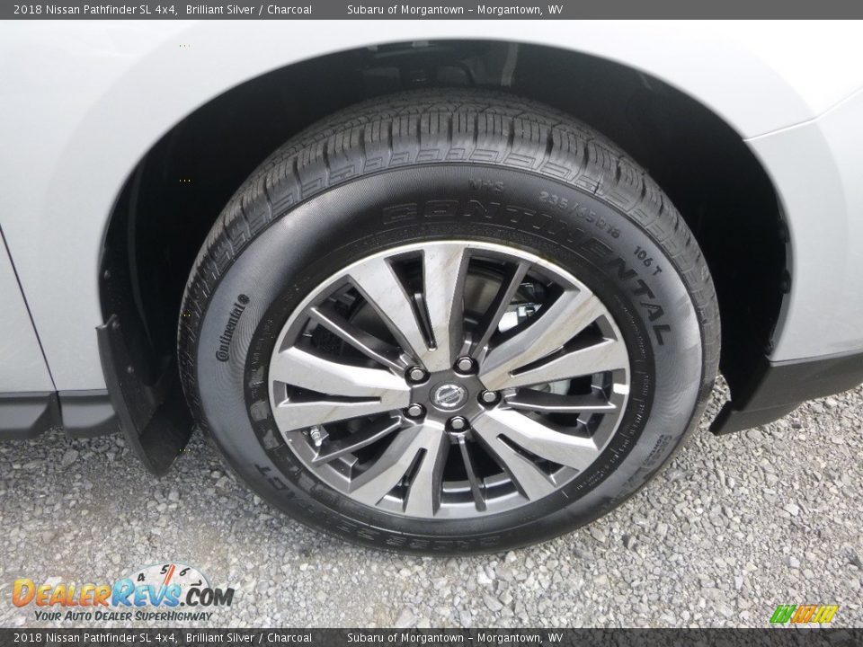2018 Nissan Pathfinder SL 4x4 Brilliant Silver / Charcoal Photo #2