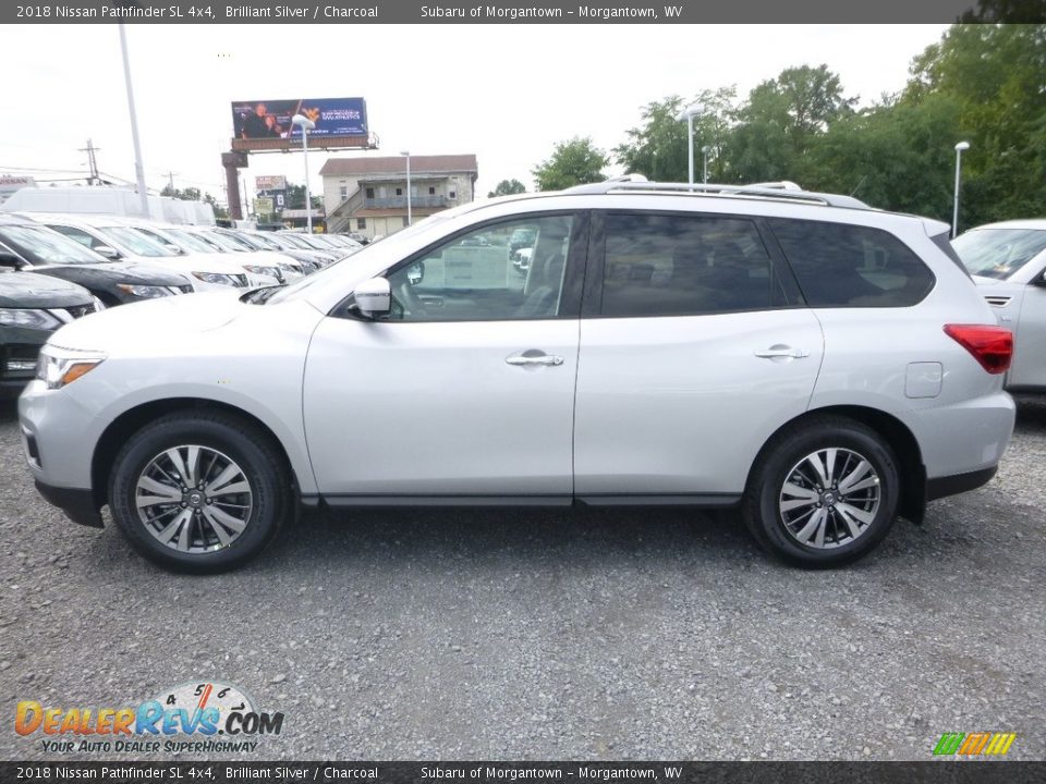 2018 Nissan Pathfinder SL 4x4 Brilliant Silver / Charcoal Photo #7