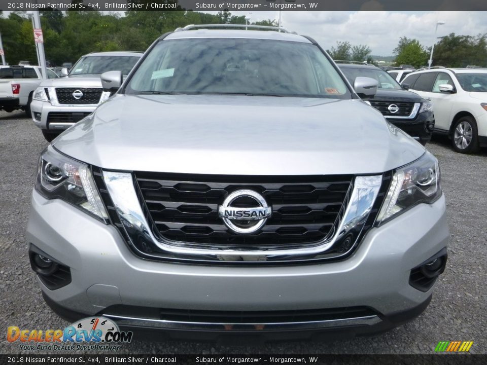 2018 Nissan Pathfinder SL 4x4 Brilliant Silver / Charcoal Photo #9