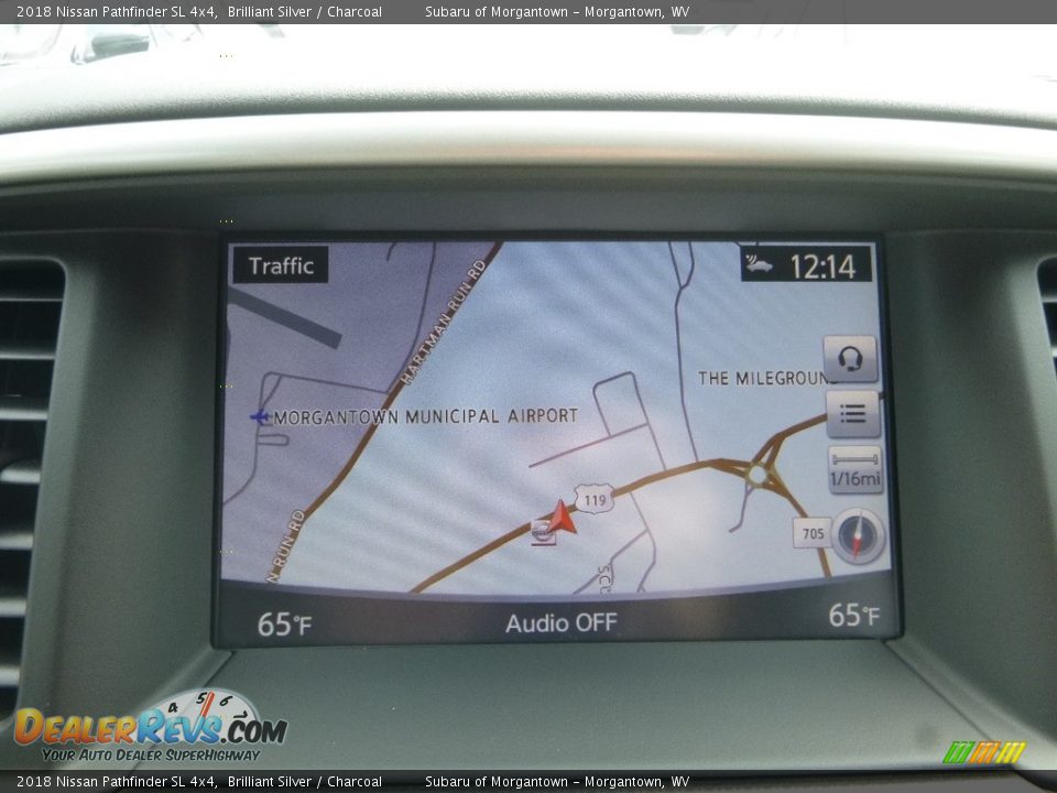 2018 Nissan Pathfinder SL 4x4 Brilliant Silver / Charcoal Photo #17