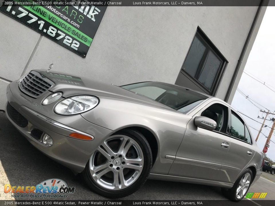 2005 Mercedes-Benz E 500 4Matic Sedan Pewter Metallic / Charcoal Photo #4