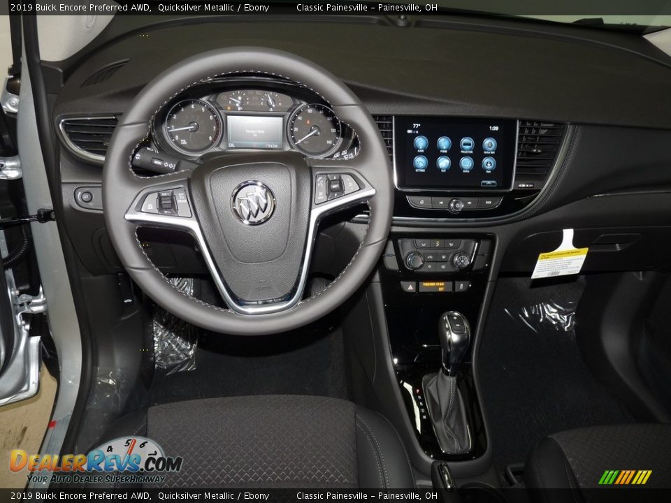 2019 Buick Encore Preferred AWD Quicksilver Metallic / Ebony Photo #8