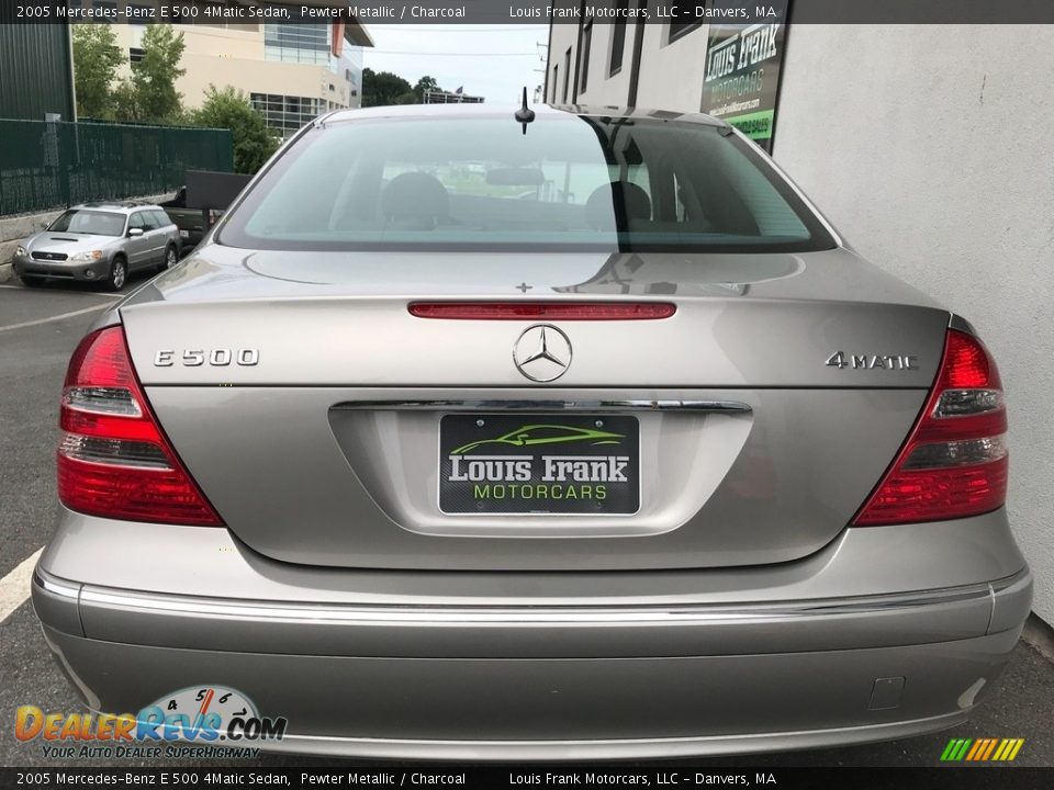 2005 Mercedes-Benz E 500 4Matic Sedan Pewter Metallic / Charcoal Photo #8