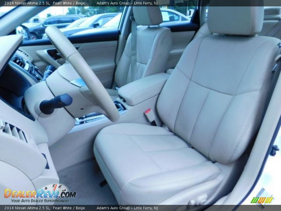2014 Nissan Altima 2.5 SL Pearl White / Beige Photo #18