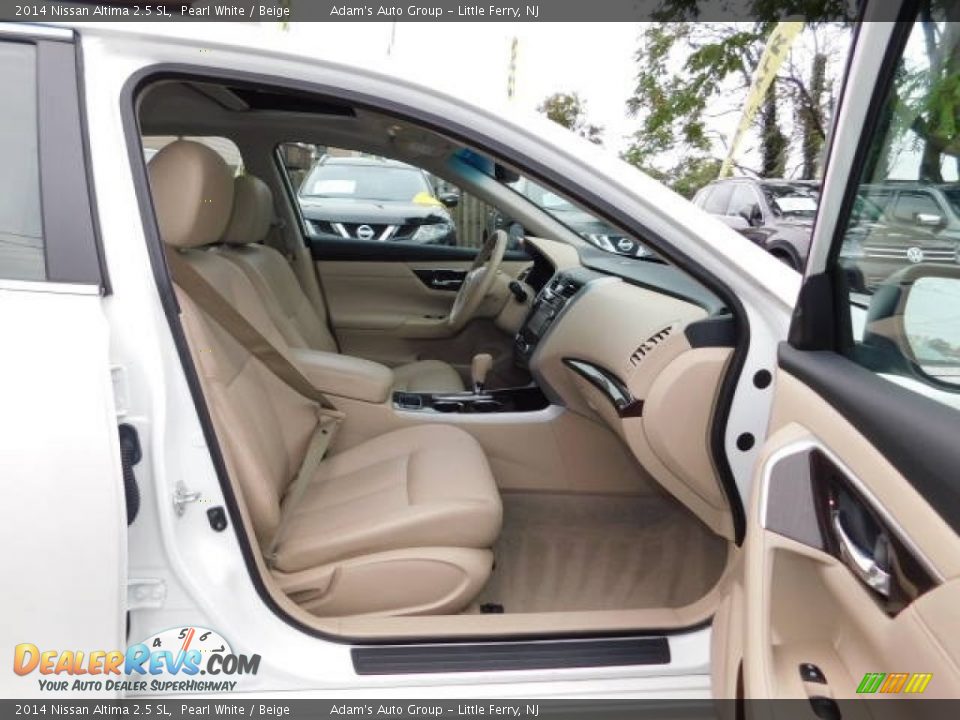 2014 Nissan Altima 2.5 SL Pearl White / Beige Photo #21
