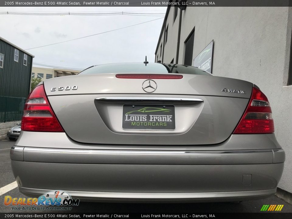 2005 Mercedes-Benz E 500 4Matic Sedan Pewter Metallic / Charcoal Photo #28