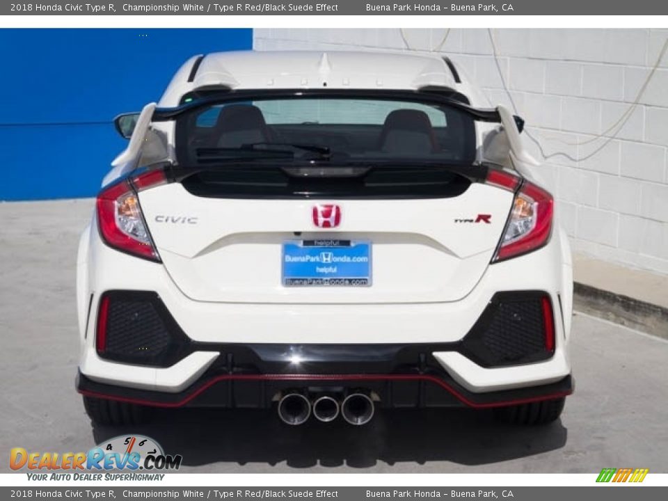 2018 Honda Civic Type R Championship White / Type R Red/Black Suede Effect Photo #6