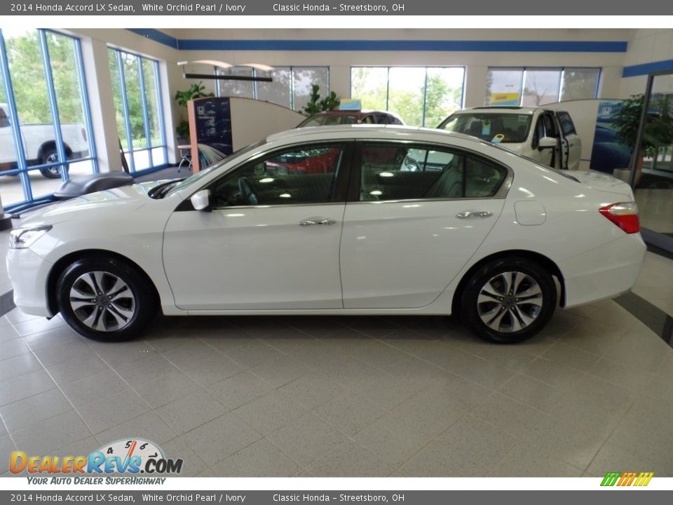 2014 Honda Accord LX Sedan White Orchid Pearl / Ivory Photo #2