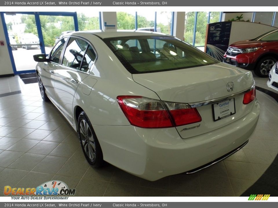 2014 Honda Accord LX Sedan White Orchid Pearl / Ivory Photo #3