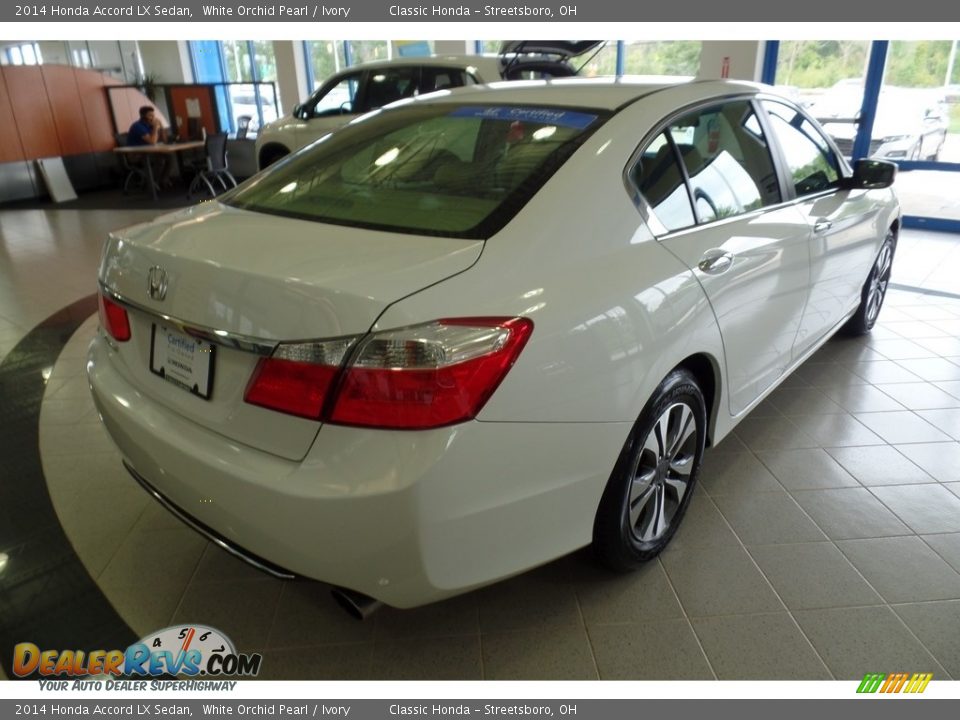 2014 Honda Accord LX Sedan White Orchid Pearl / Ivory Photo #4